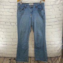 VTG Denizen By Levi’s Jeans Womens Sz 14 M Bootcut Light Blue Y2K Flare - £19.75 GBP