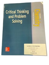 Science Chemistry Concepts Application Critical Thinking Problem Solving... - £19.81 GBP