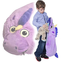 Muncheez Coolest Stuffed Animal Bag Plush Toys - Unicorn - £7.98 GBP