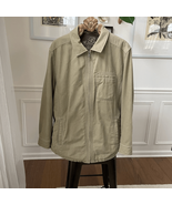 Tommy Bahama Faux Suede Zip Jacket Tan $225 L - $74.40 CAD