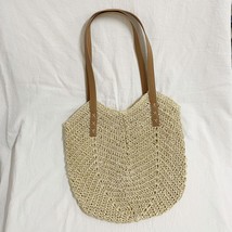 2023 Summer Beach Straw Handbags and Purses Weave Tote Bag Female Bohemian  Bags - £51.65 GBP