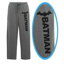 Batman Hush Symbol Men&#39;s Pajama Pants Heather Grey - £19.80 GBP