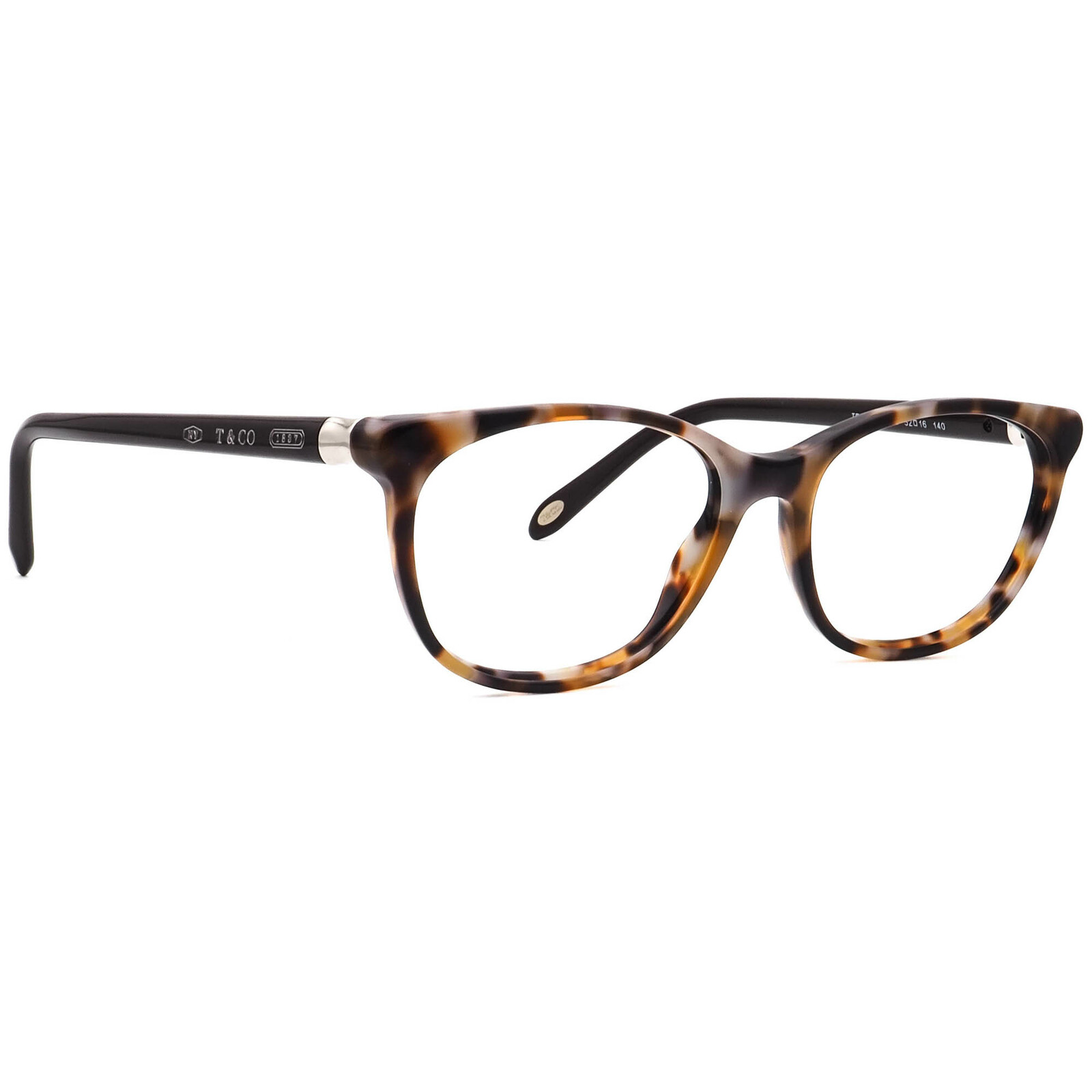 Tiffany &amp; Co. Eyeglasses TF 2135 8212 Dark Havana Spotted Blue Italy 52[... - $159.99