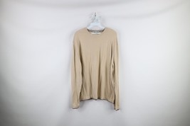 Vintage Banana Republic Mens Large Blank Stretch Lightweight Knit Sweate... - $39.55