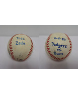 ORIGINAL Vintage April 11 1997 Game Used NL Baseball Hit by Todd Zeile D... - £77.84 GBP