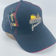 Pheasants Forever Black Logo Hat PF Strapback Hunting Flex-Strap Cap NEW - $29.35