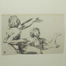 Antique Lithograph Leo S Olschki Firenze Guido Reni Art Print - £79.14 GBP