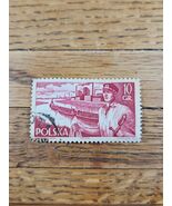 Poland Stamp St. Lukaszewski 10gr Used Red 720 - $31.00 MXN