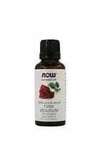 NEW NOW Foods 100% Pure and Natural Rose Absolute 5 Blend Oil 1 Fluid Ounce - £18.00 GBP