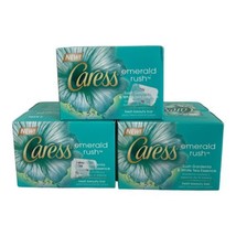 Caress Emerald Rush Gardenia &amp; White Tea Beauty Bar Soap 4 oz Six Bars T... - £29.61 GBP