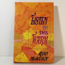 Listen To The Warm By Rod Mckuen 1967 Random House 5th Printing Poetry Retro - £7.78 GBP