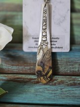 Necklace from vintage silverware, gift, birthday, anniversary, wedding - $20.00