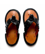 Men&#39;s Handmade Leather Traditional Slippers Ghanaian Men&#39;s Sandals Shoe ... - $75.29 CAD+