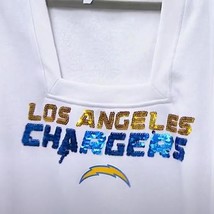 Officially Licensed NFL Women&#39;s Bling Sweatshirt - Los Angeles Chargers ... - £19.46 GBP
