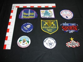 vintage beer/misc patches 9 patches in collection lot set - £14.74 GBP