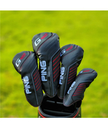 Golf Club Driver Fairway Wood Hybrid Head Cover PING Pong G410 4pcs Set - $863.45 MXN