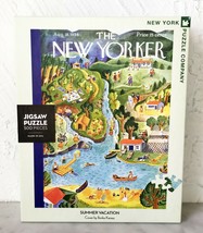 The New Yorker Summer Vacation Cover by Ilonka Karasz Jigsaw Puzzle 500-... - $37.95