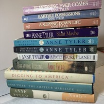 Anne Tyler Book Lot Set of 15 - 4 Hardcover  11 Paperback Novels Fiction Bundle - £21.34 GBP