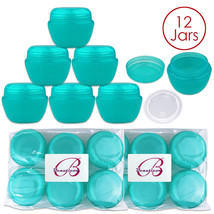 Beauticom (12 Pieces) 50G/50Ml High Quality Teal Ov Container Jars - £18.10 GBP
