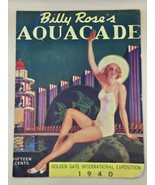 BILLY ROSE&#39;S AQUACADE-1940 Golden Gate Expo Program - WORLDS FAIR - $390.06 MXN
