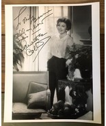 Claudette Colbert Signed 8X10 Cardstock Photo Movie Actress Personalized... - £94.42 GBP
