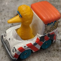 Vintage Playskool 1983 Sesame Street Big Bird Popcorn Truck Diecast Metal Car - £5.76 GBP