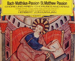 Johann Sebastian Bach: Chore Und Arien Aus Der Mattaus-Passion [Vinyl] - £16.06 GBP