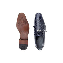 Belvedere Men's Shoes Lago Genuine Alligator Plain Toe Tassel Navy 14010 image 3