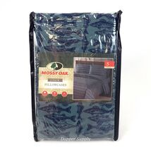 Mossy Oak 2 Pack Standard Pillowcases 20 x 30” Blue Fish Salmon Cabin Lo... - $15.90