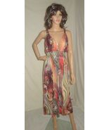 Jessica Taylor NYC Summer red multi Dress sz 2x new - $1,176.46 MXN