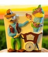 Vtg 1950’s Kitschy Enesco Japan Ceramic Flower Cart Vendor Vase Planter - €21,60 EUR