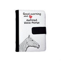 Retired Race Horse- Notebook with the calendar of eco-leather with a horse - $38.99