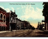 South Central Avenue Parsons Kansas KS UNP DB Postcard P20 - $7.08