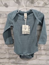 New Kate Quinn Ribbed Layettes Long Sleeve Creeper Teal 18-24 Months - $16.99