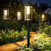 Solar Pathway Lights Outdoor,8 Pack Bright Solar Lights Outdoor,Ip65 Wat... - $71.31