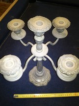 Candlesticks x 5 Silver plating [JUD10101] - $175.00