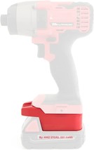 Lq-18Ry Adapter Fits Bauer 20V Cordless Tools For Milwaukee M18 Red (Not... - $34.98