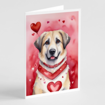 Anatolian Shepherd Dog My Valentine Greeting Cards Pack of 8 - £16.25 GBP