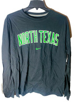 Nike Men&#39;s North Texas Mean Green Classic Long-Sleeve T-Shirt MEDIUM - £15.02 GBP