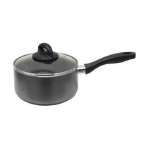 Oster Clairborne 2.5 qt Aluminum Sauce Pan w Lid in Charcoal Grey - £30.52 GBP