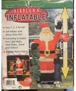 Gemmy 2002 Giant 8 Foot Christmas Santa Claus Airblown Inflatable - $97.83