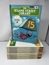 The Sesame Street Library Volumes 1 - 15 Complete Set 1970&#39;s Hardcover Vintage - £28.30 GBP