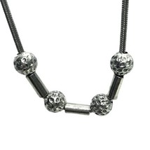 Sterling Silver Necklace with Moving Balls - Perfect Gift for Mom - £59.35 GBP