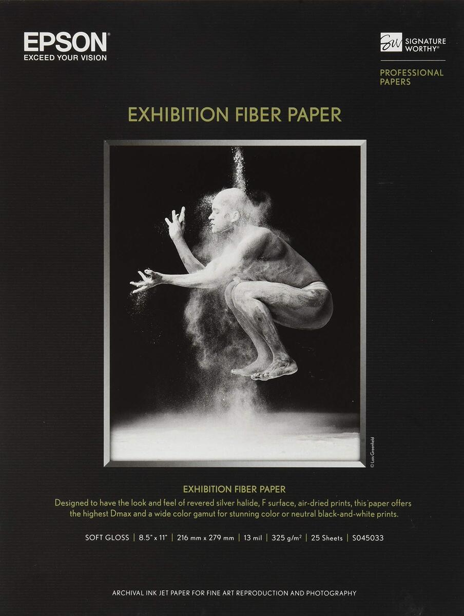 Epson Paper, Exhibition Fiber Paper, 8.5 inch - $51.00