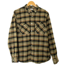 Everlane Plaid Flannel Shirt Mens sz Medium Button Front Long Sleeve Mul... - £21.57 GBP