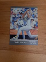Mark Mc Gwire 1991 Fleer Ultra Baseball Card #251 Oakland Athletics A&#39;s - £0.76 GBP