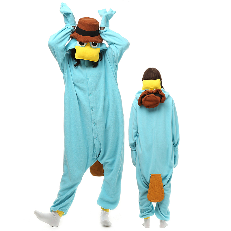 platypus Adult Onesies Animal Cartoon Kigurumi Pajamas Halloween Cosplay