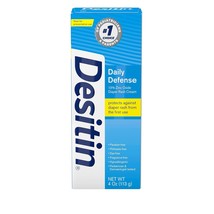 Desitin Daily Defense Baby Diaper Rash Cream with Zinc Oxide to Treat, R... - £16.77 GBP