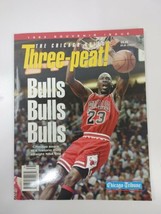 MICHAEL JORDAN CHICAGO TRIBUNE THREE-PEAT 1993 SOUVENIR ISSUE MAGAZINE - £14.11 GBP