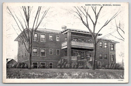 Wamego KS Genn Hospital Kansas c1930s Curt Teich Postcard H42 - £6.41 GBP